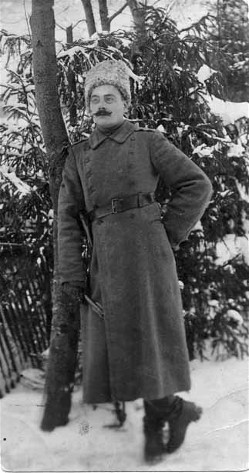 Image - Serhii Pylypenko at the front during the First World War